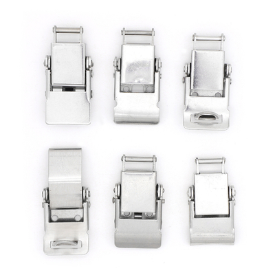 Zinc Plated Nickel Plated Iron Hasp Draw Latch With Padlock For Heavy Vehicles
