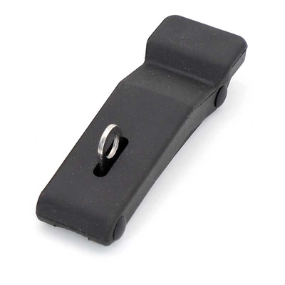 ISO9001 Flexible Black Rubber Draw Latches Anti Corrosion For Engineering Machine