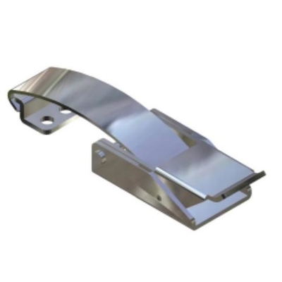 Passivated Finish Heavy Duty Over Center Latches Galvanized Iron For Insulated Barrels