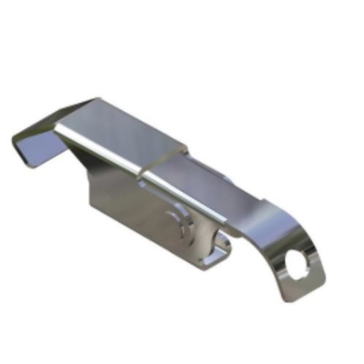 Silver Stainless Steel Over Center Latches Fastener 95*18*1.5mm For Mold Machine
