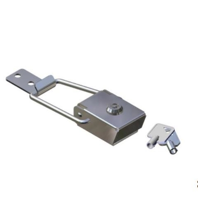 DK027 Box Hasp Safety Toggle Latch Lock Catch With Key High Polish