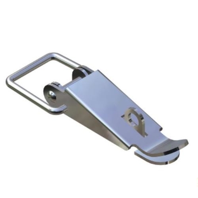 SS316 201 Stainless Steel Spring Draw Latch With Safety Catch For Wooden Box