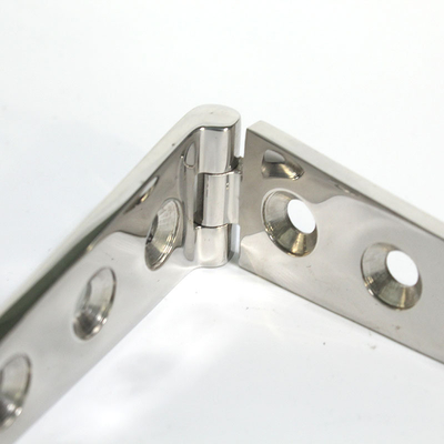 ISO9001 Marine HardwareHeavy Duty Stainless Steel Hinges SUS201 Rust Proof ODM