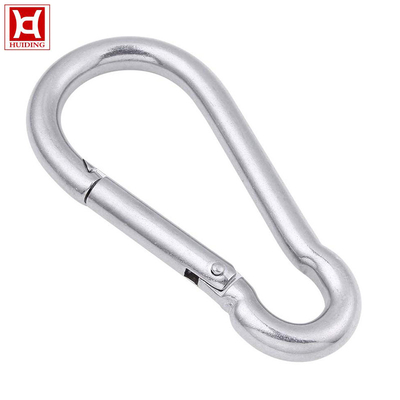 M6 201 Stainless Steel Snap Hook Carabiner Seat Belt Buckle Spring Hook