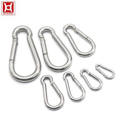 M4 Carabiner 316 Stainless Steel Snap Hooks Electroplating Surface