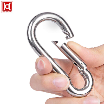 M4 Carabiner 316 Stainless Steel Snap Hooks Electroplating Surface
