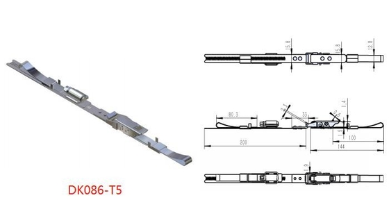 Galvanized Stainless Steel Toggle Latches Drum Locking Clamps For Refinery