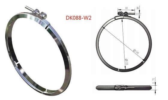 Polishing Steel Drum Lever Lock Ring SUS316 Acids Resistance