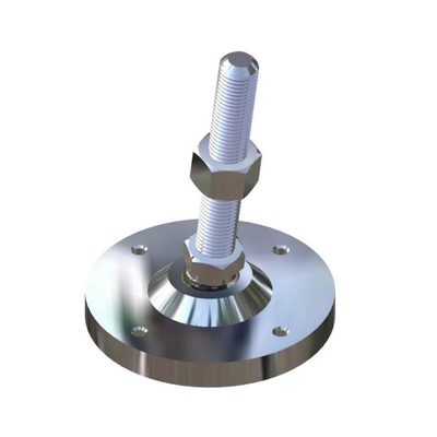 M16 Machine Adjustable Leveling Feet  Heavy Duty Leg Leveler 10*2cm Pad Anti Erosion