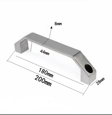 L30204 Heavy Duty Cast Cabinet Door Industrial Pull Handle Stainless Steel