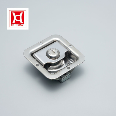 Custom Stainless Steel Truck Tool Box Latch Paddle Flush Mount Latch With Lock And Key