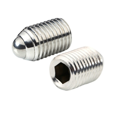 M4 Ball Nose Retractable Spring Plunger With Ball Stainless Steel