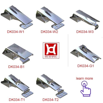 DK034W3 Stainless Steel 304 Heavy Duty Adjustable Toggle Latch Thickness 1.2mm